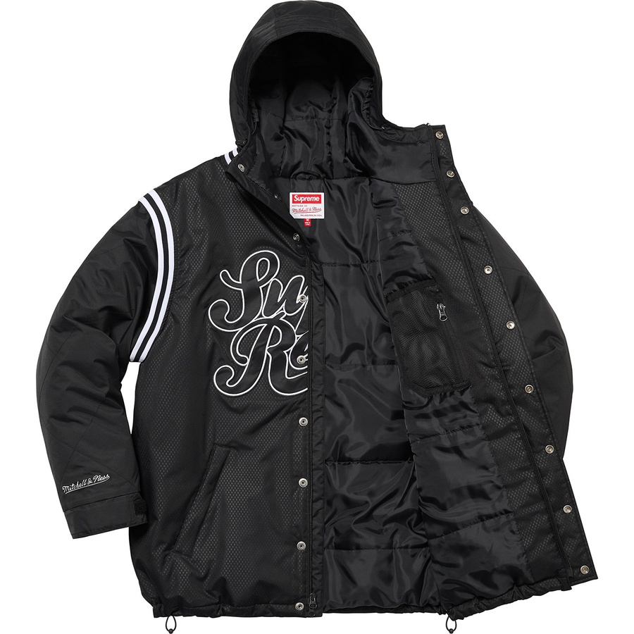 Supreme Supreme Mitchell & Ness Quilted Sports Jacket (SS22) - Black - $298