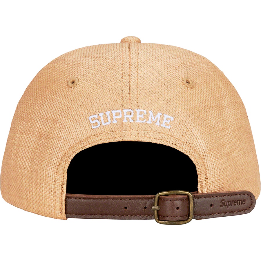 Supreme Raffia S Logo 6-Panel (SS22) - Natural - $58