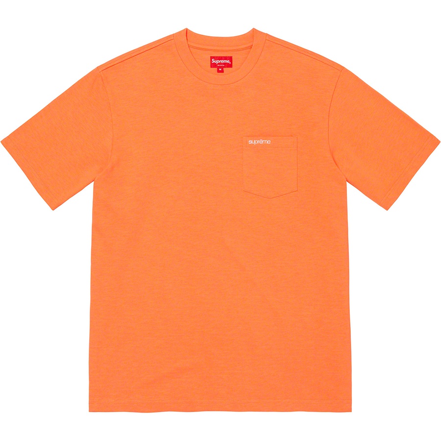Supreme S S Pocket Tee (SS22) - Peach - $60