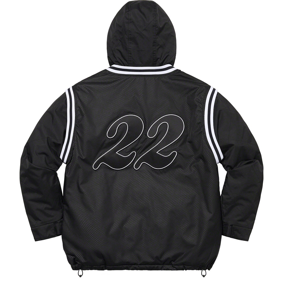 Supreme Supreme Mitchell & Ness Quilted Sports Jacket (SS22) - Black - $298