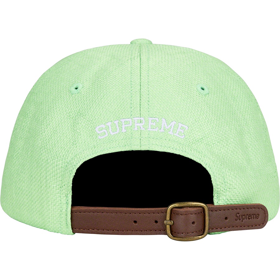 Supreme Raffia S Logo 6-Panel (SS22) - Green - $58