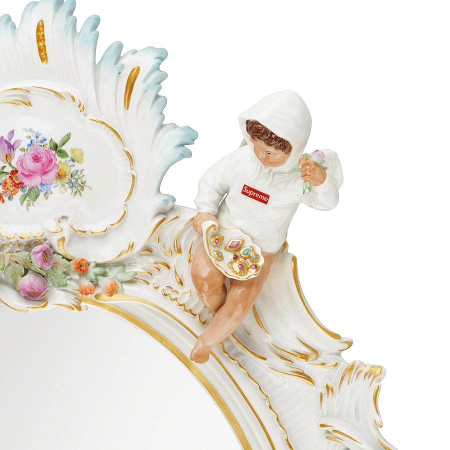 Supreme Supreme Meissen Hand-Painted Porcelain Mirror (SS22) - Multicolor - $16000