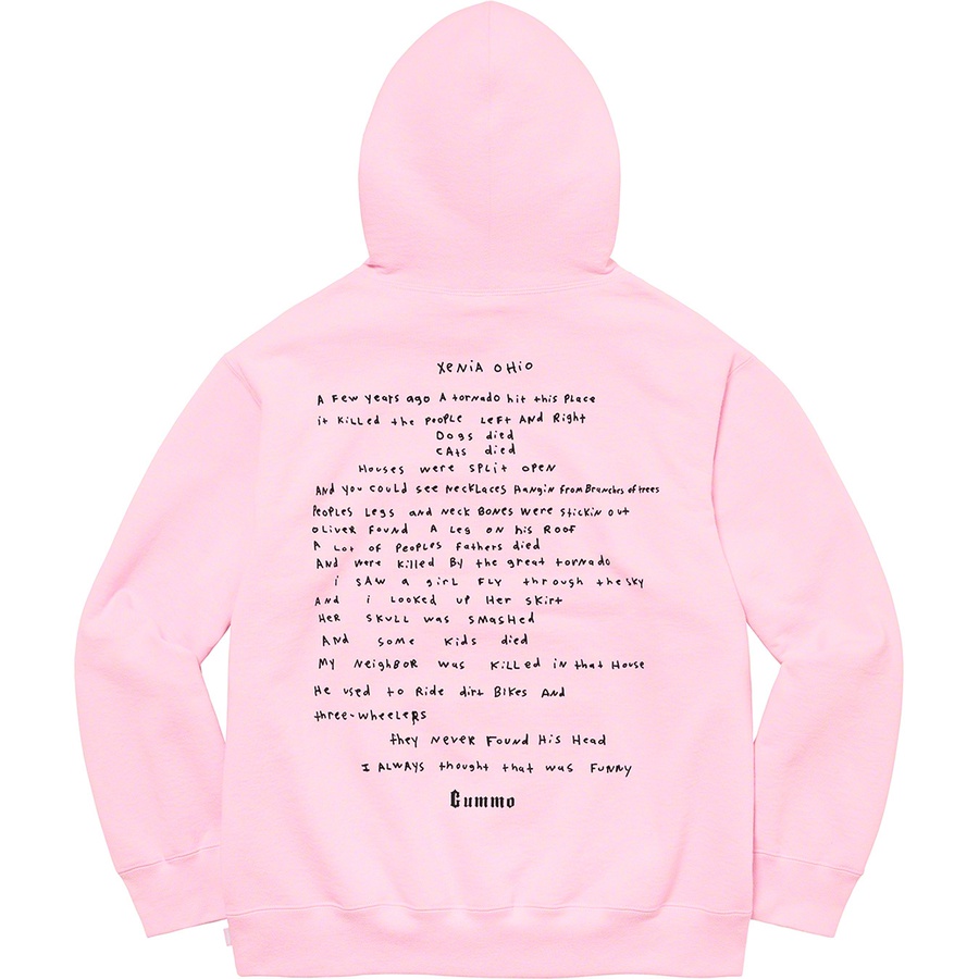 Supreme Gummo Hooded Sweatshirt (SS22) - Pale Pink - $168