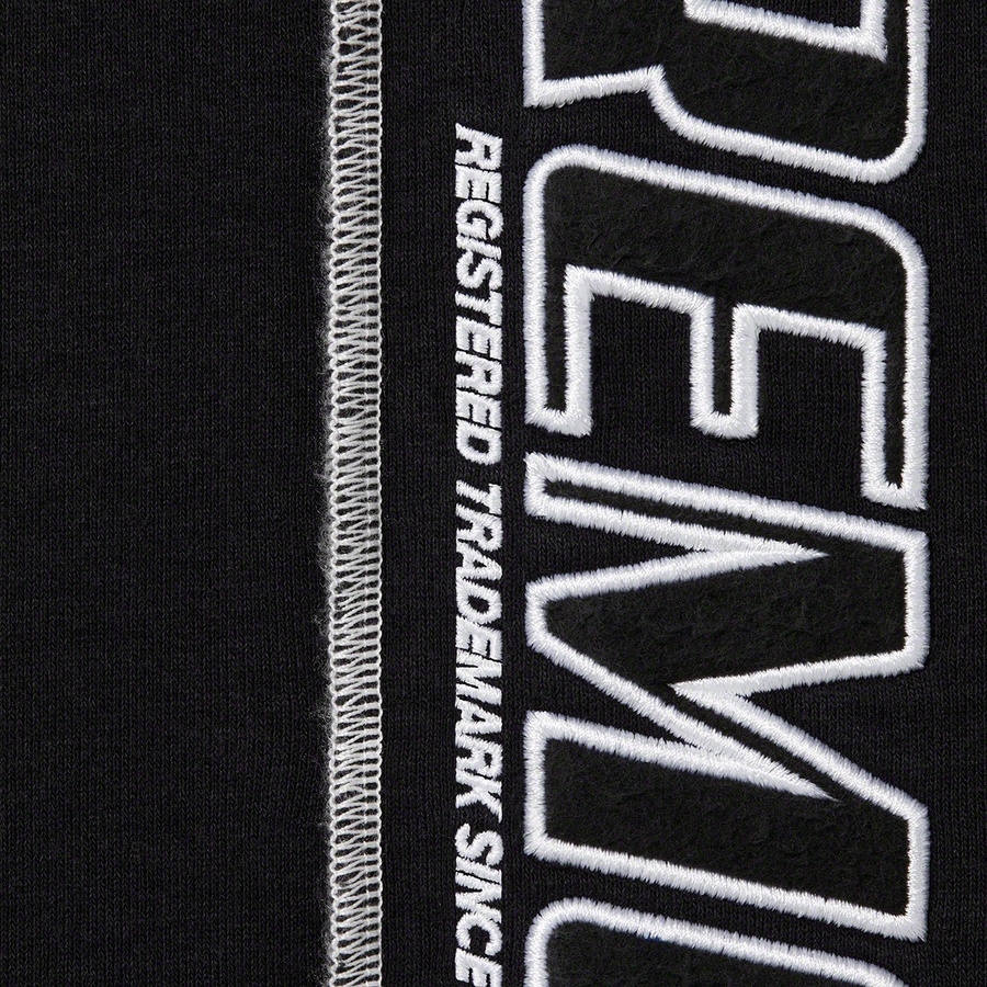 Supreme Coverstitch Sweatpant (SS22) - Black - $148