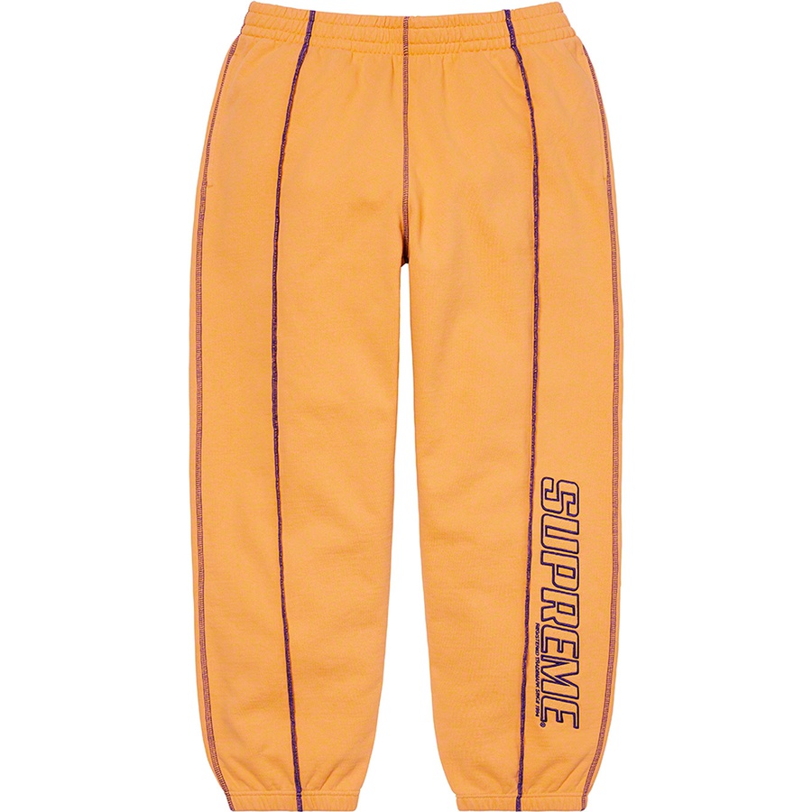 Supreme Coverstitch Sweatpant (SS22) - Dusty Gold - $148