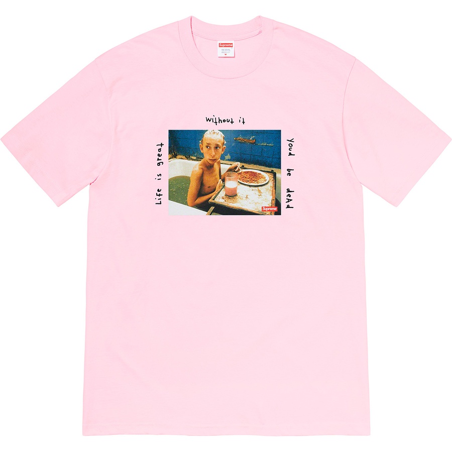 Supreme Gummo Bathtub Tee (SS22) - Light Pink - $44