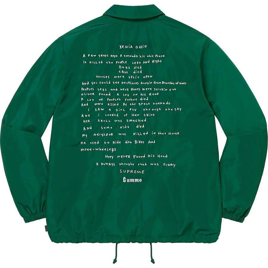 Supreme Gummo Coaches Jacket (SS22) - Dark Green - $158