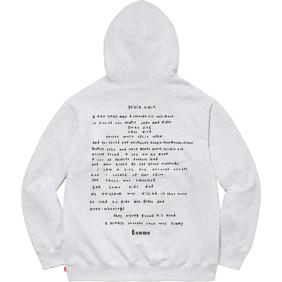 Supreme Gummo Hooded Sweatshirt (SS22) - Ash Grey - $168