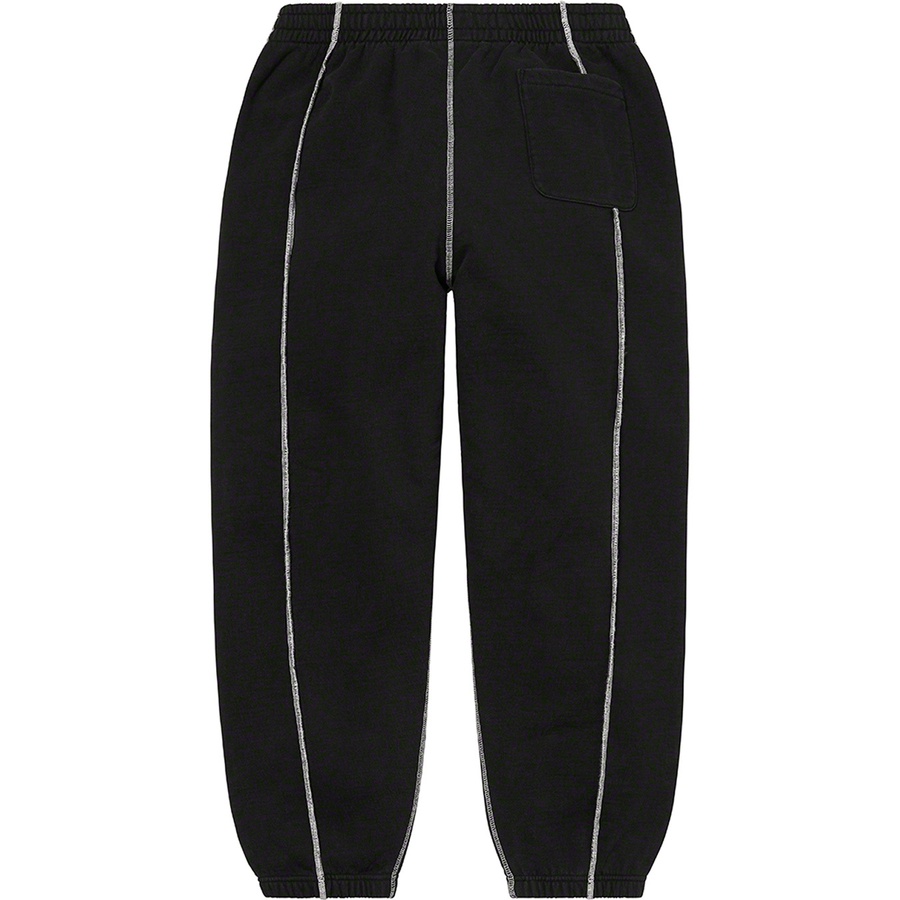 Supreme Coverstitch Sweatpant (SS22) - Black - $148