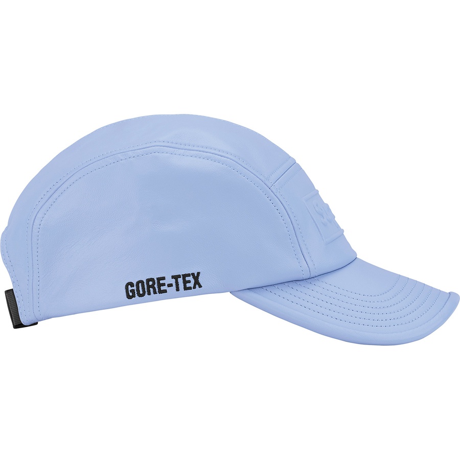 Supreme GORE-TEX Leather Camp Cap (SS22) - Grey - $78