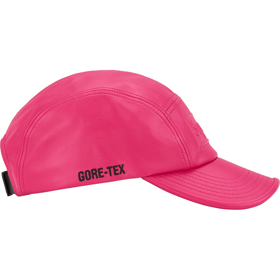 Supreme GORE-TEX Leather Camp Cap (SS22) - Pink - $78