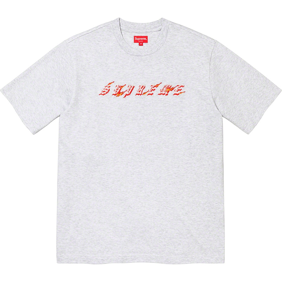 Supreme Flames S S Top (SS22) - Ash Grey - $78