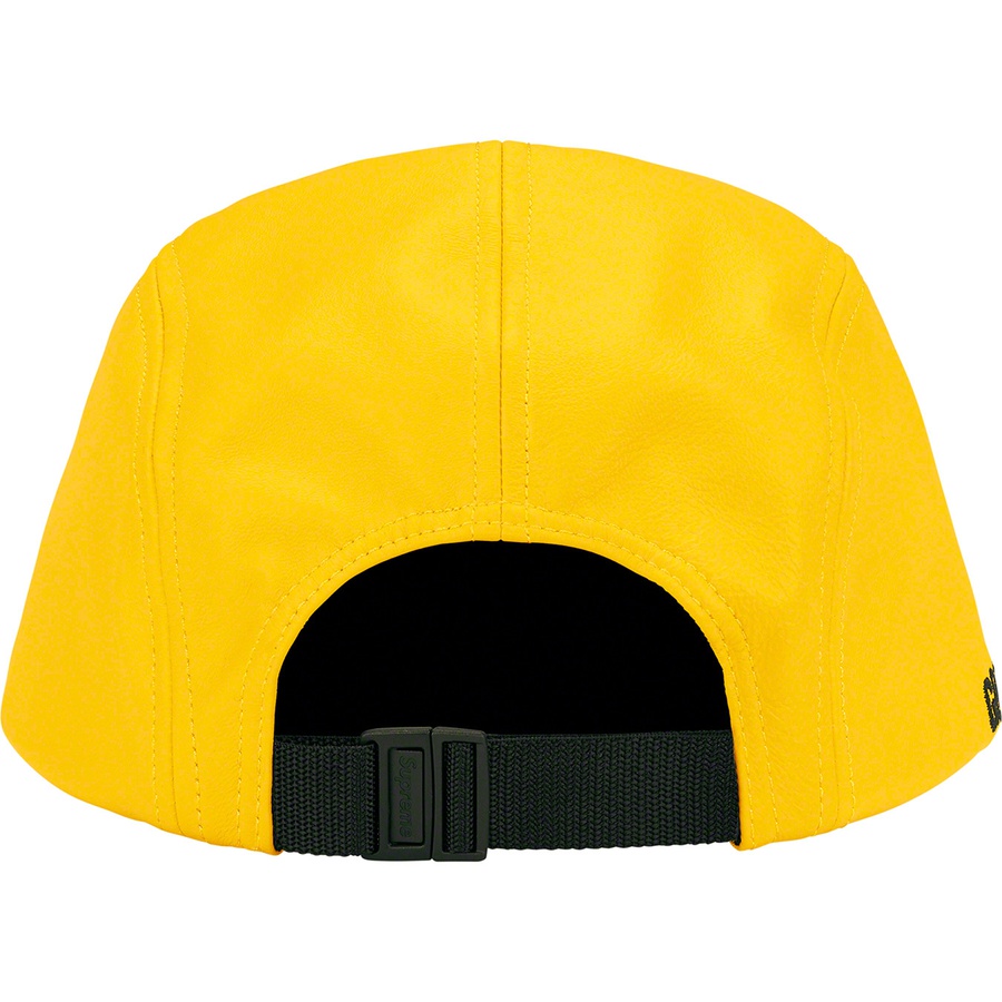 Supreme GORE-TEX Leather Camp Cap (SS22) - Yellow - $78