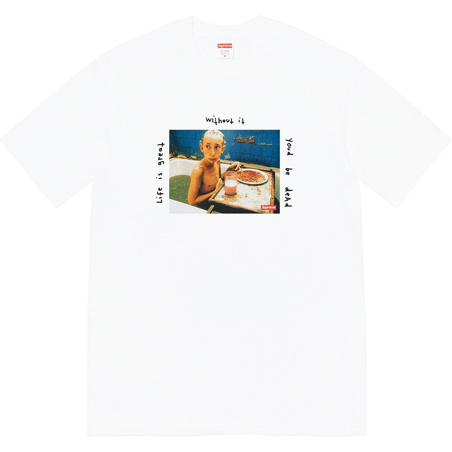Supreme Gummo Bathtub Tee (SS22) - White - $44
