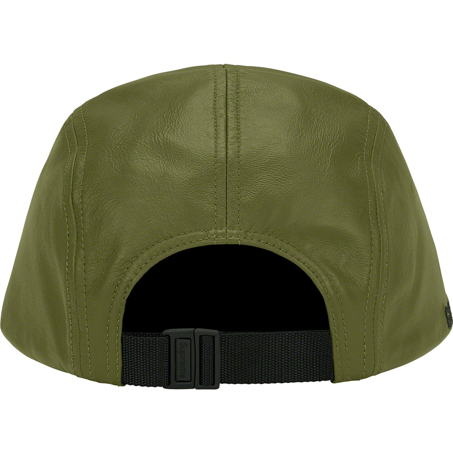Supreme GORE-TEX Leather Camp Cap (SS22) - Olive - $78