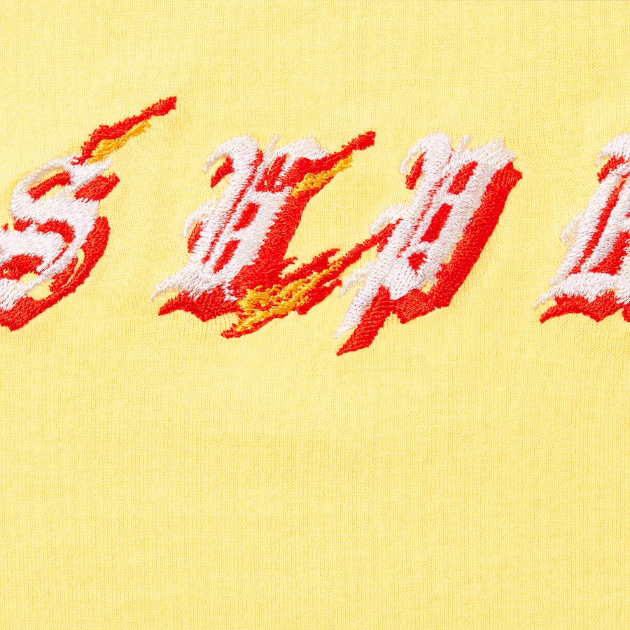 Supreme Flames S S Top (SS22) - Pale Yellow - $78