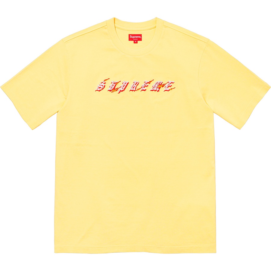 Supreme Flames S S Top (SS22) - Pale Yellow - $78