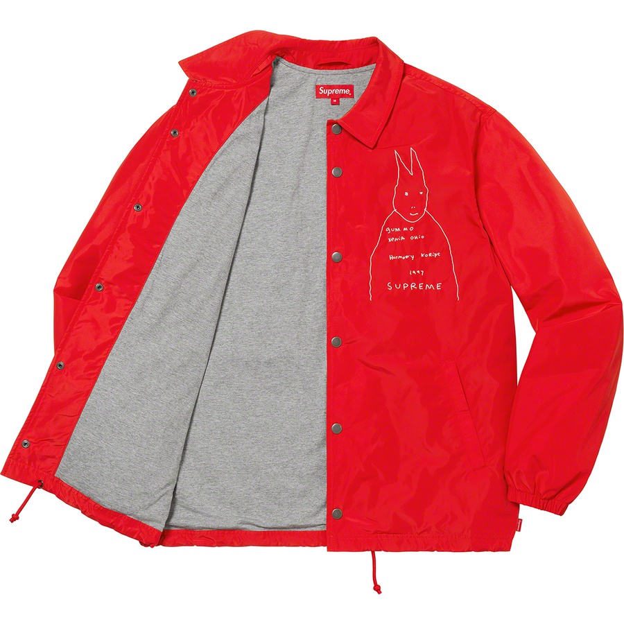 Supreme Gummo Coaches Jacket (SS22) - Red - $158