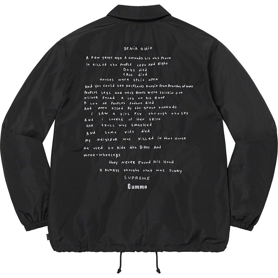 Supreme Gummo Coaches Jacket (SS22) - Black - $158