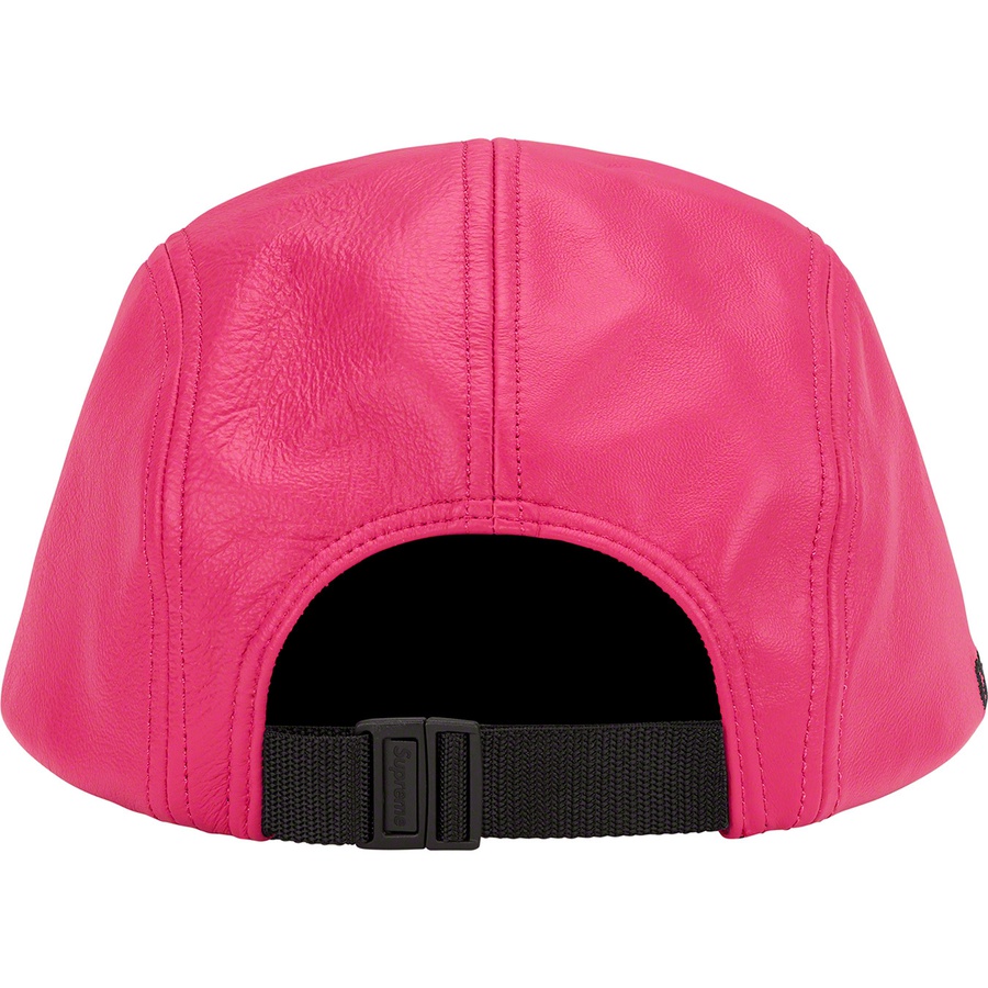 Supreme GORE-TEX Leather Camp Cap (SS22) - Pink - $78