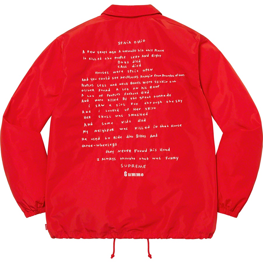 Supreme Gummo Coaches Jacket (SS22) - Red - $158