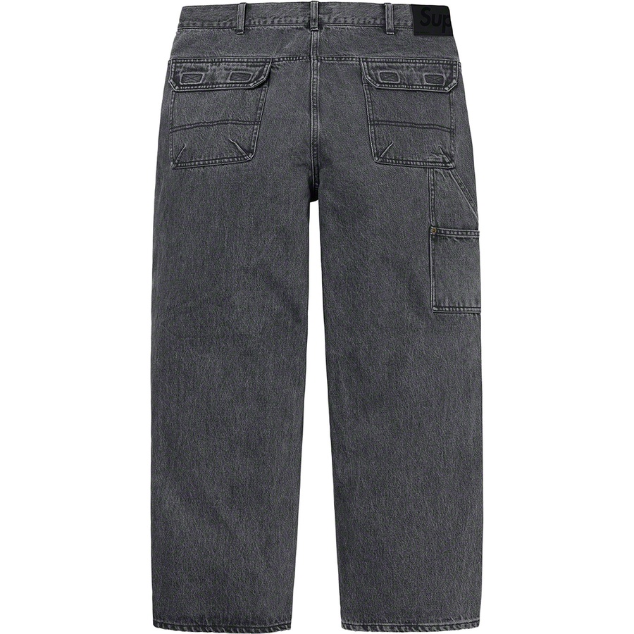 Supreme Double Knee Denim Utility Pant (SS22) - Black - $168