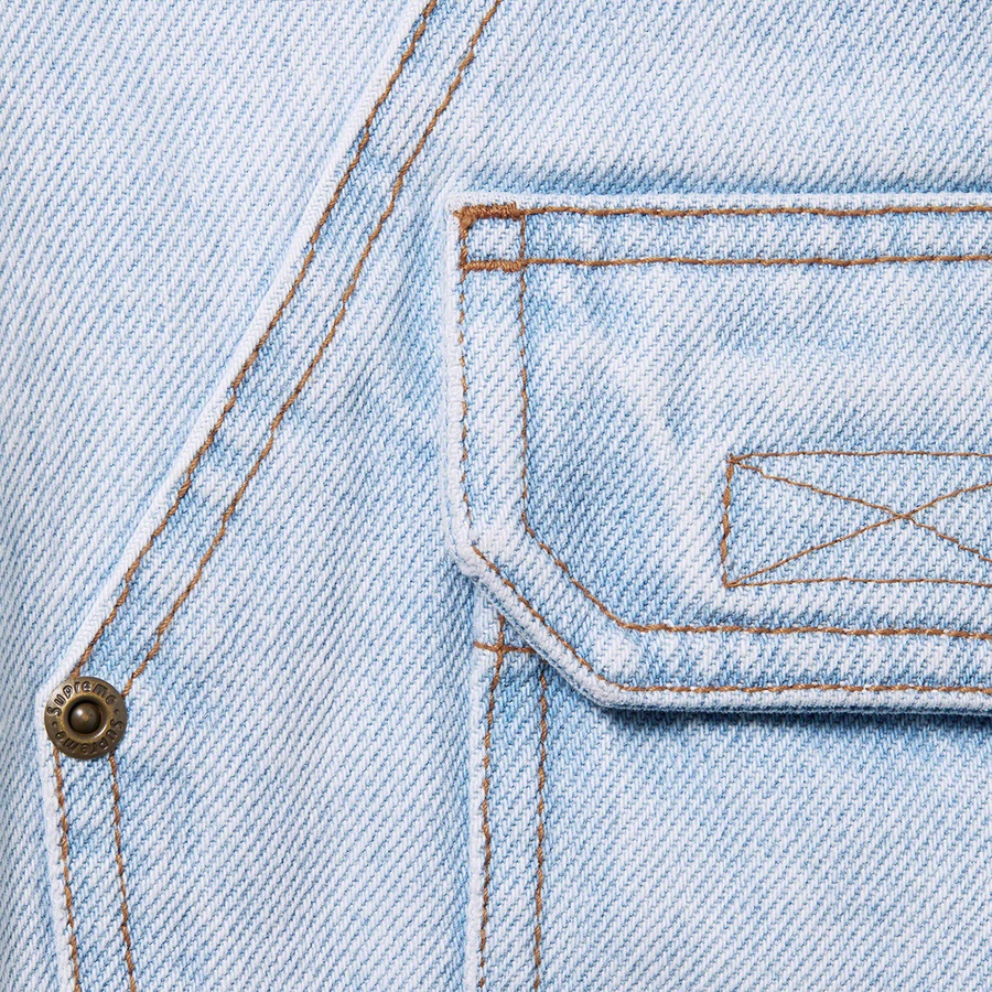 Supreme Double Knee Denim Utility Pant (SS22) - Washed Blue - $168
