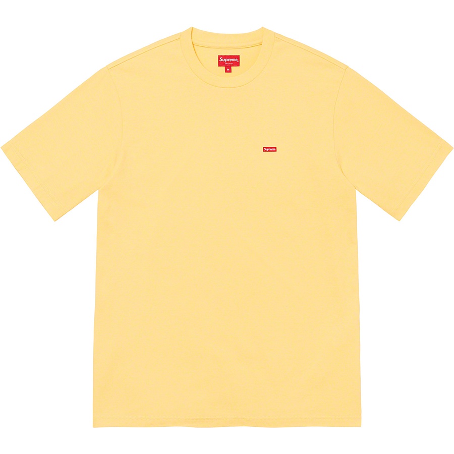 Supreme Small Box Tee (SS22) - Pale Yellow - $60