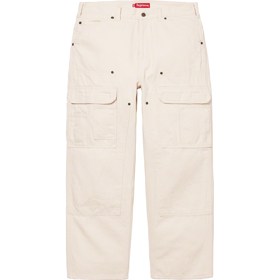 Supreme Double Knee Denim Utility Pant (SS22) - Natural - $168