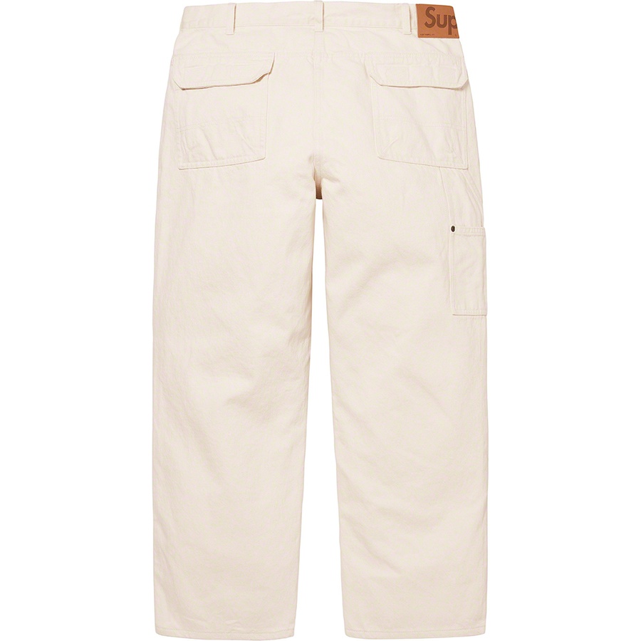 Supreme Double Knee Denim Utility Pant (SS22) - Natural - $168