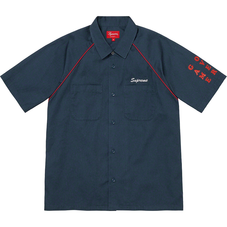 Supreme Fuck Everything S S Work Shirt (SS22) - Light Navy - $128