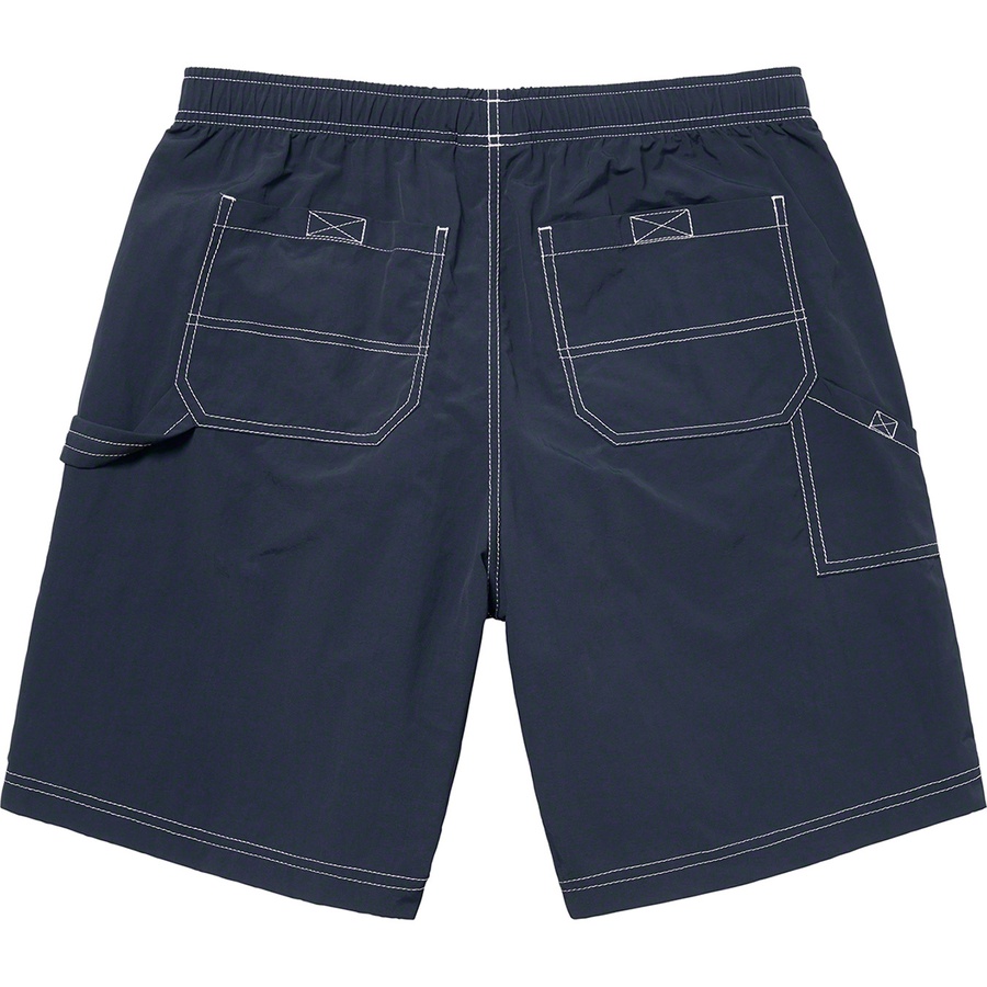 Supreme Nylon Painter Short (SS22) - Navy - $110