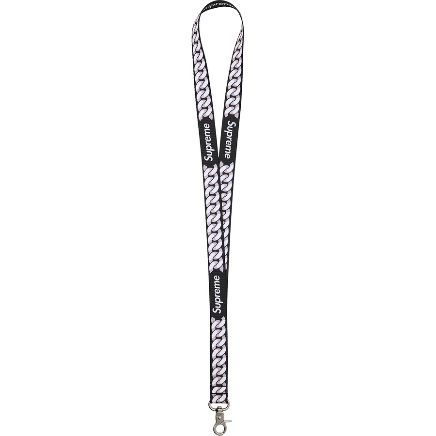 Supreme Cuban Links Lanyard (SS22) - Black - $24