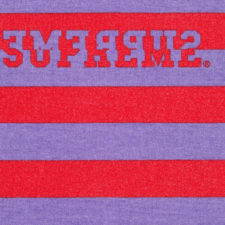 Supreme Reverse Stripe S S Top (SS22) - Red - $78