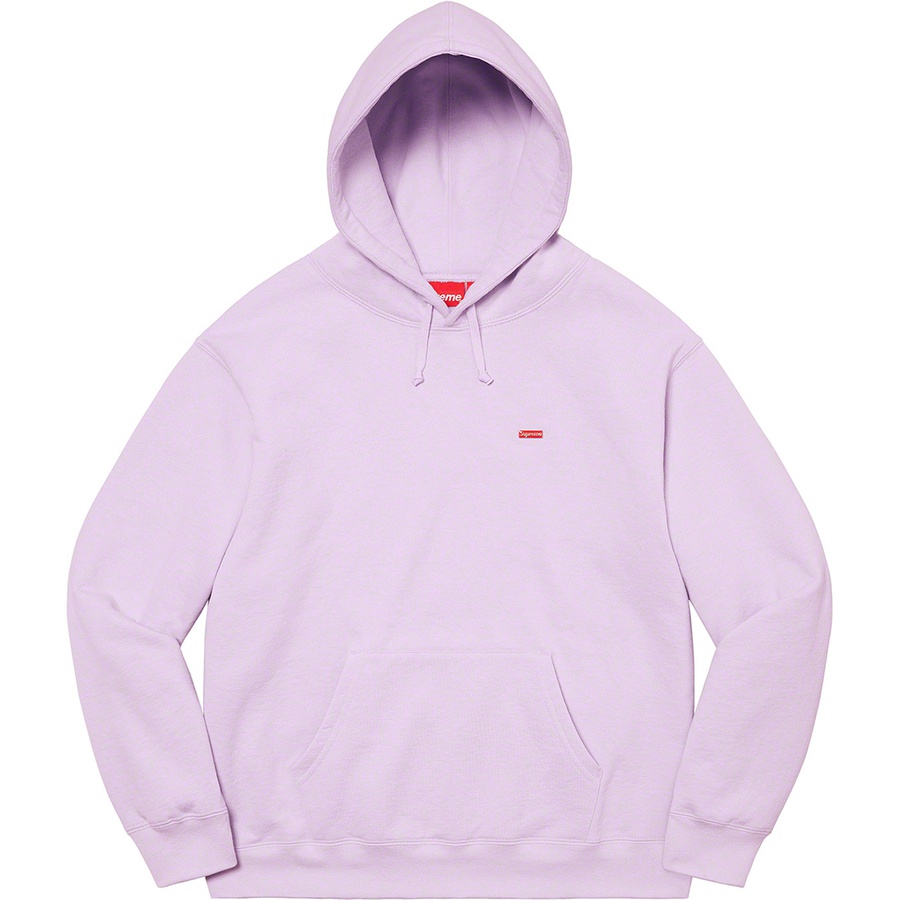 Supreme Enamel Small Box Hooded Sweatshirt (SS22) - Lavender - $148