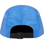 Supreme Washed Seersucker Camp Cap (SS22) - Blue