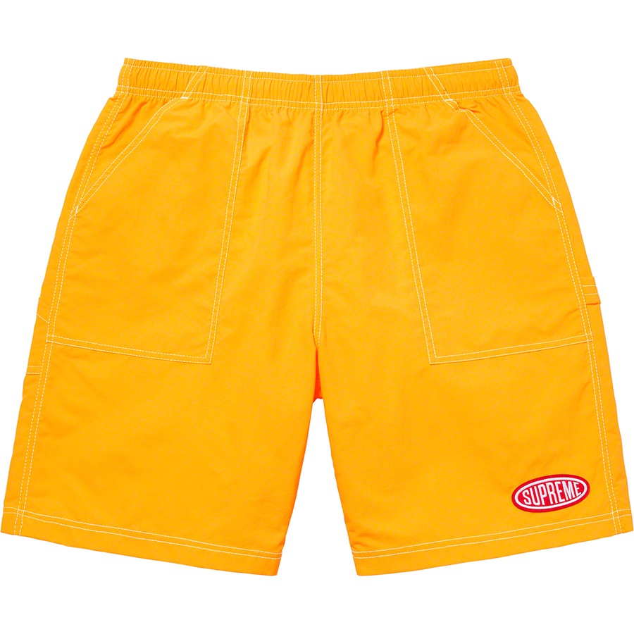 Supreme Nylon Painter Short (SS22) - Yellow - $110
