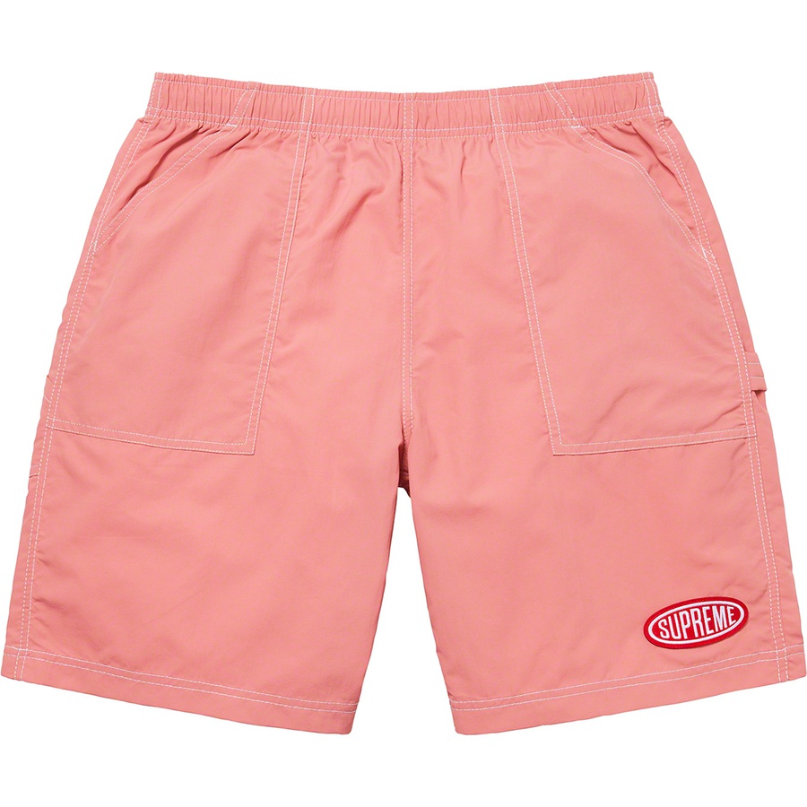 Supreme Nylon Painter Short (SS22) - Dusty Rose - $110