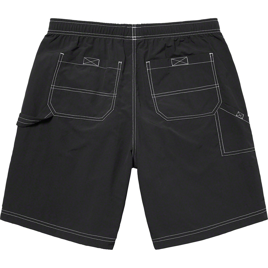 Supreme Nylon Painter Short (SS22) - Black - $110