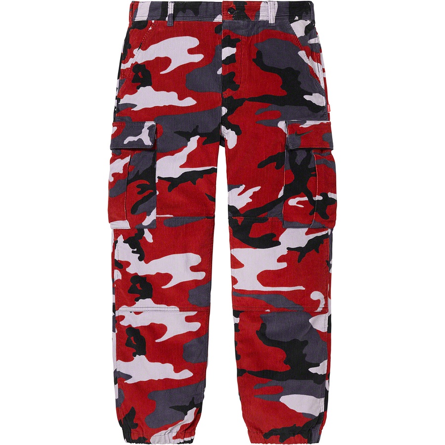 Supreme Supreme Nike Arc Corduroy Cargo Pant (SS22) - Red Camo - $148