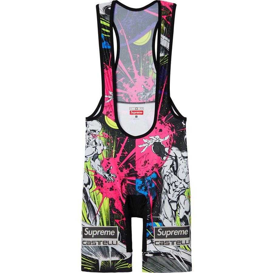 Supreme Supreme Castelli Silver Surfer Cycling Bib Short (SS22) - Multicolor - $198