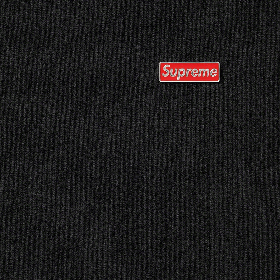 Supreme Enamel Small Box Hooded Sweatshirt (SS22) - Black - $148