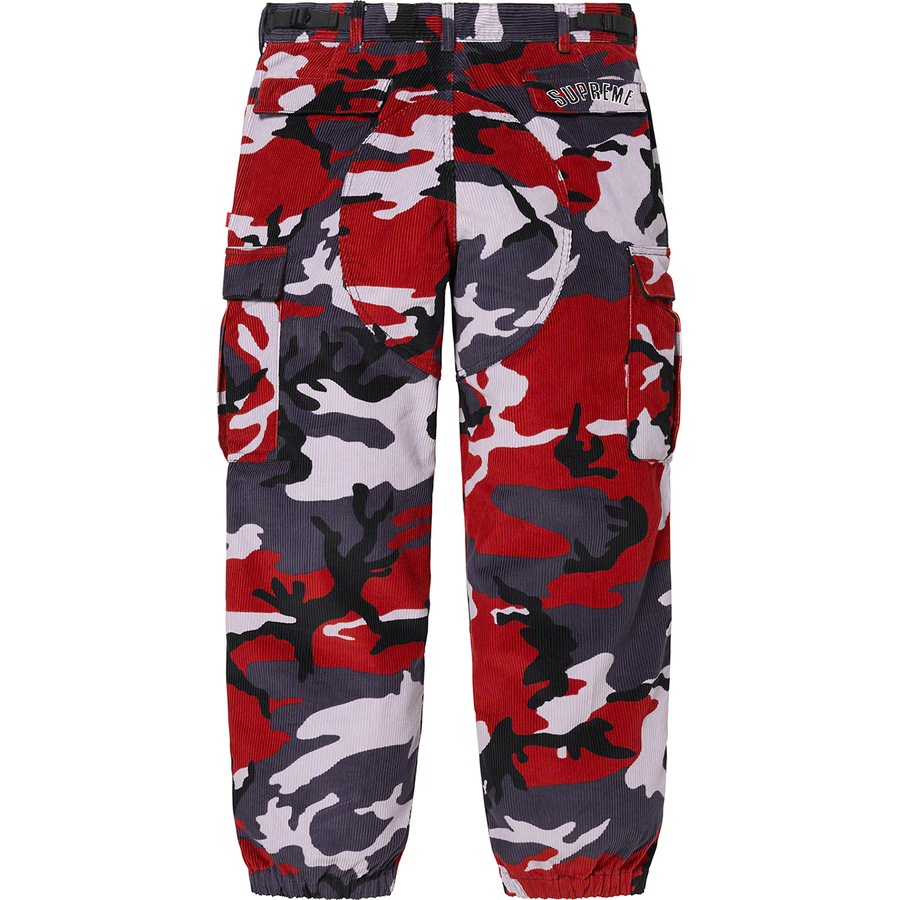 Supreme Supreme Nike Arc Corduroy Cargo Pant (SS22) - Red Camo - $148