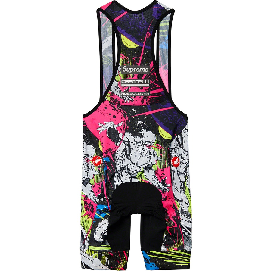 Supreme Supreme Castelli Silver Surfer Cycling Bib Short (SS22) - Multicolor - $198
