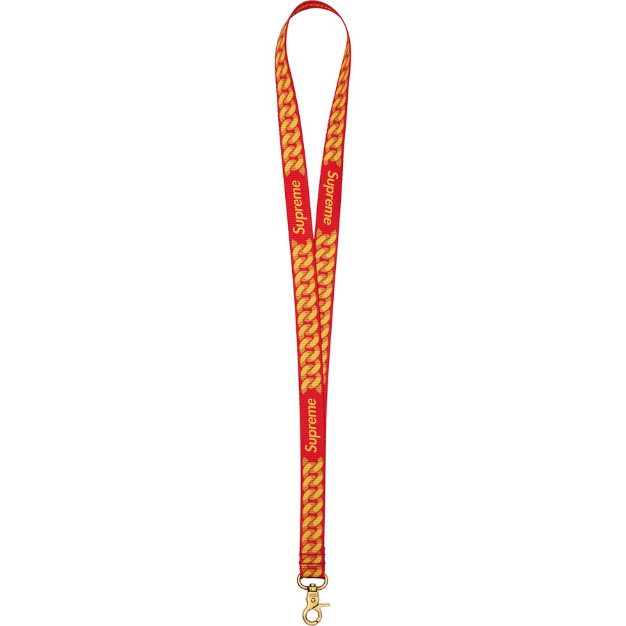Supreme Cuban Links Lanyard (SS22) - Red - $24
