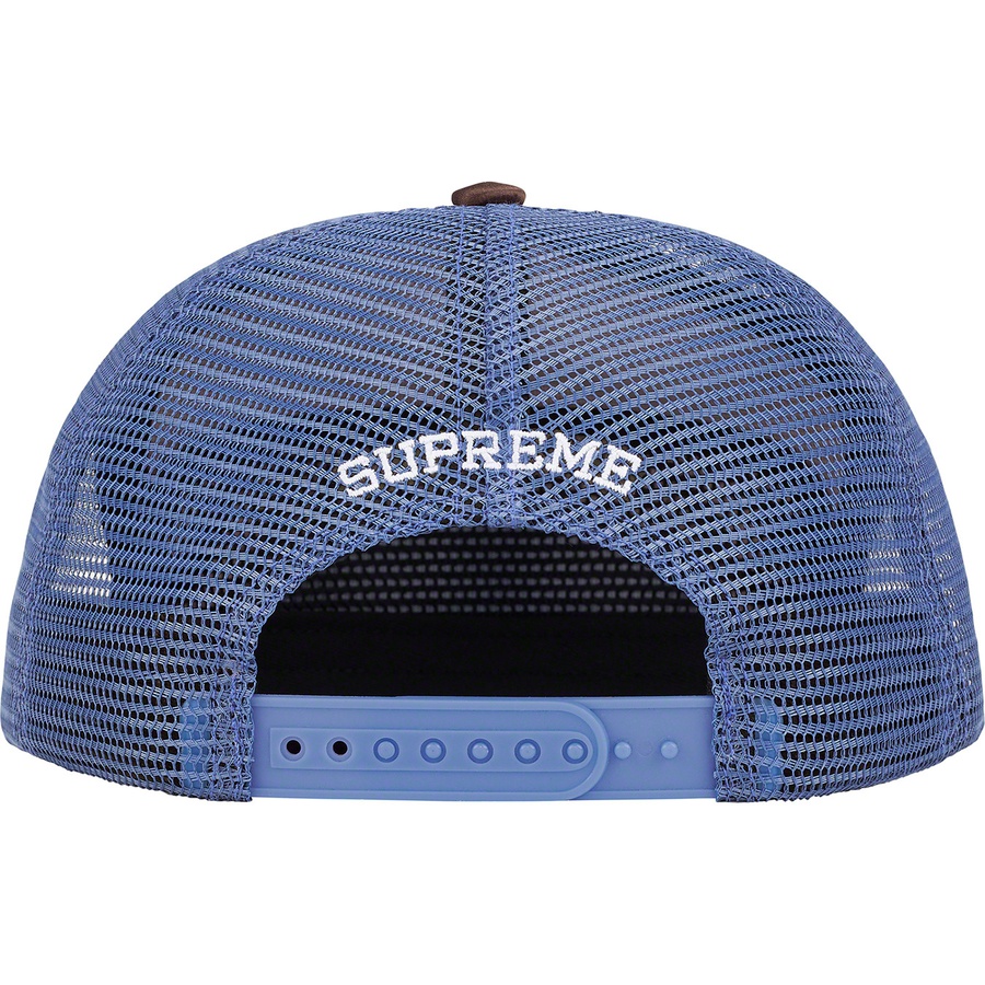Supreme Silk Mesh Back 5-Panel (SS22) - Brown - $48