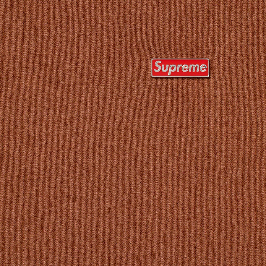 Supreme Enamel Small Box Hooded Sweatshirt (SS22) - Brown - $148