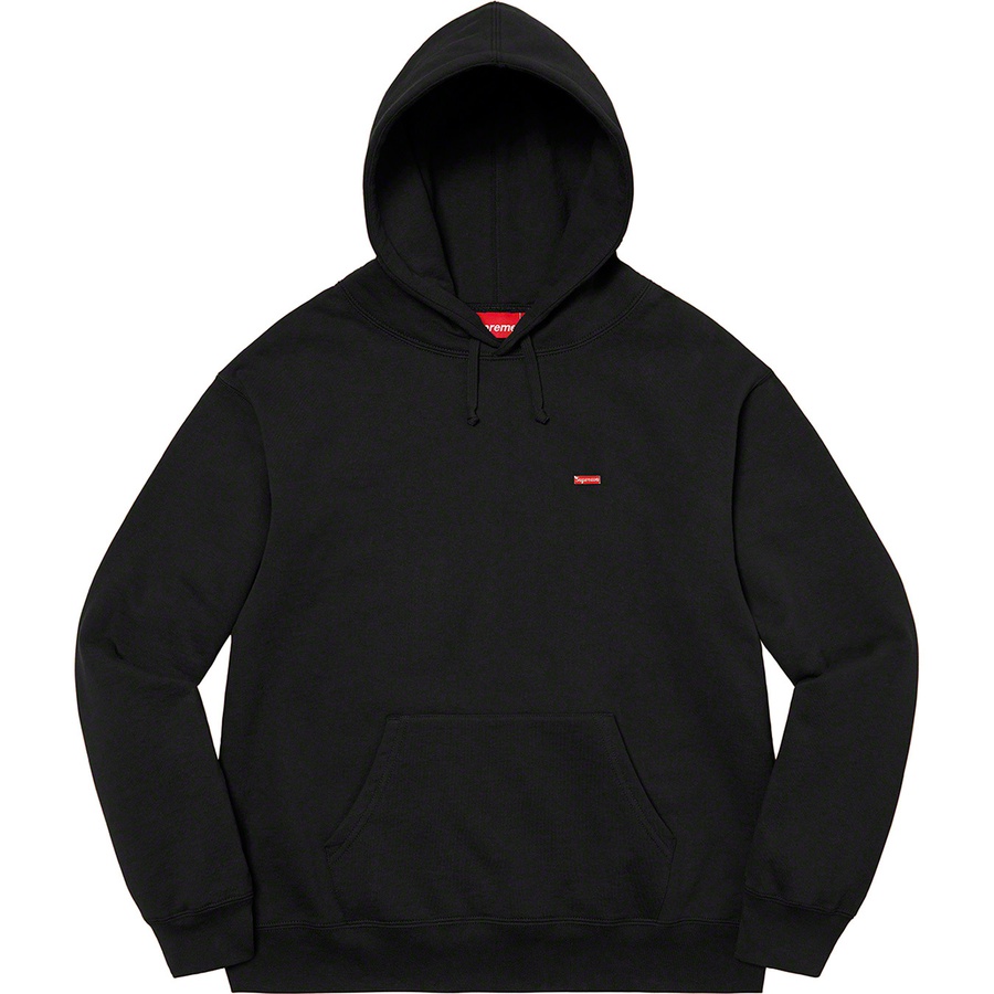 Supreme Enamel Small Box Hooded Sweatshirt (SS22) - Black - $148