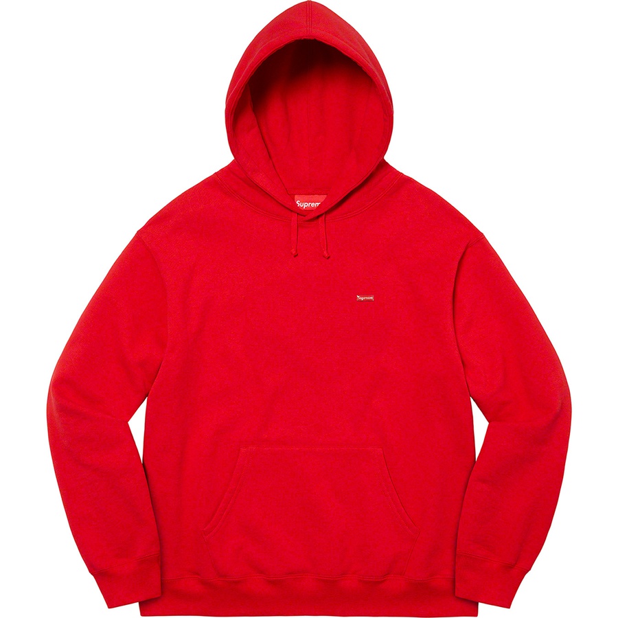 Supreme Enamel Small Box Hooded Sweatshirt (SS22) - Red - $148