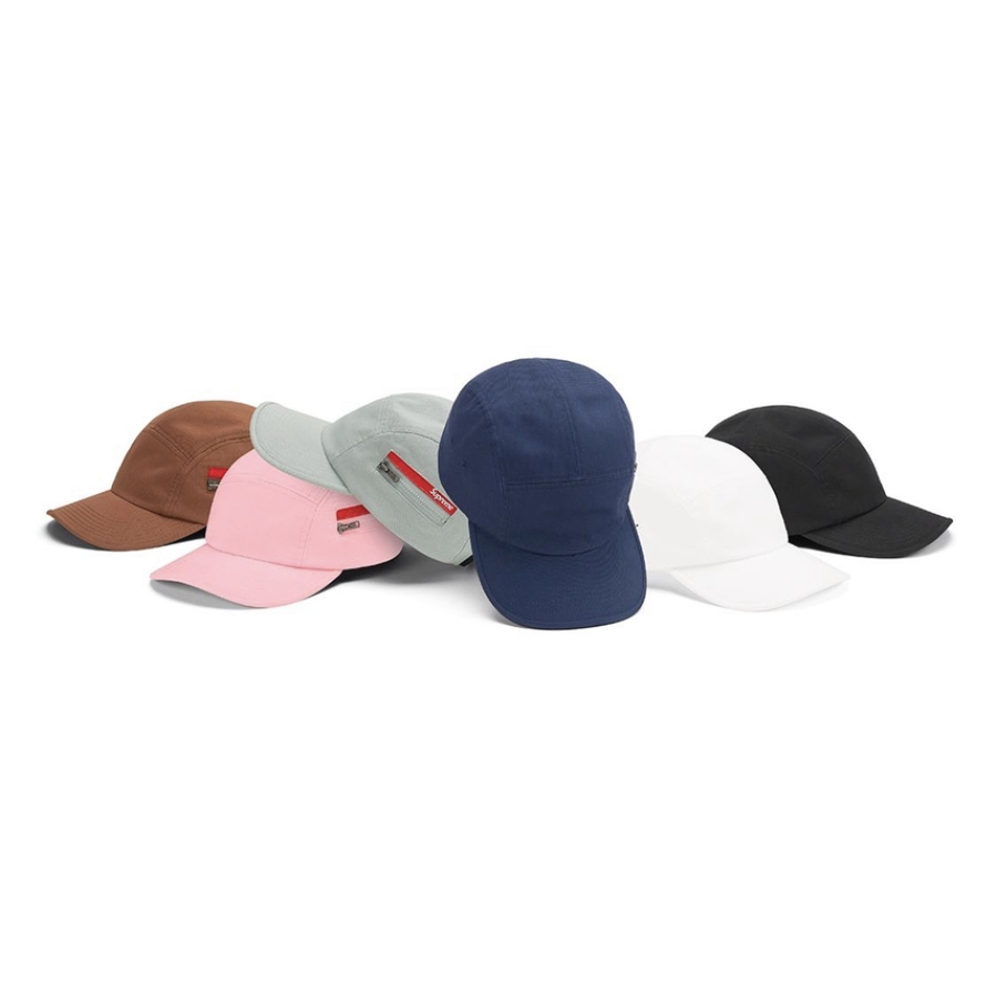 Supreme Zip Pocket Camp Cap (SS22) - $48